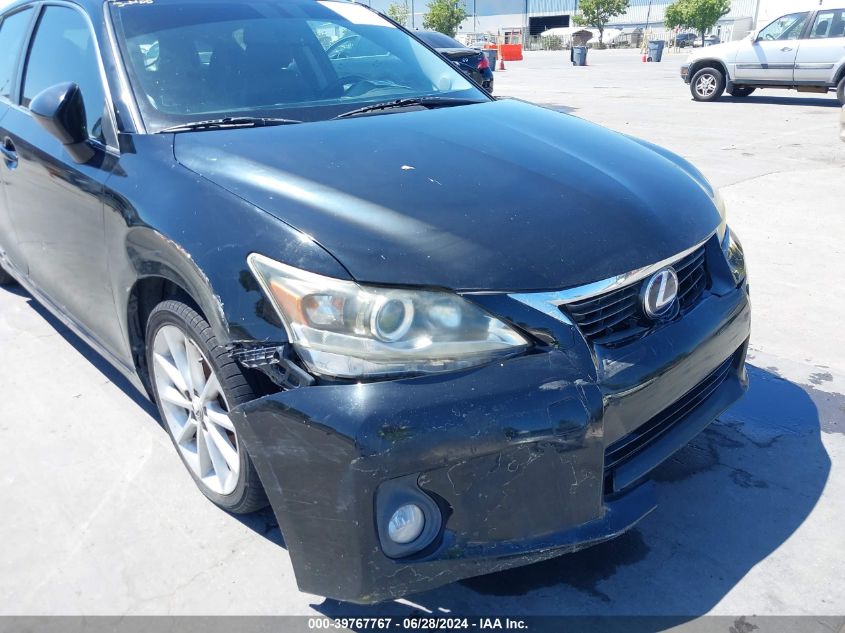 2012 Lexus Ct 200H Premium VIN: JTHKD5BH0C2065497 Lot: 39767767