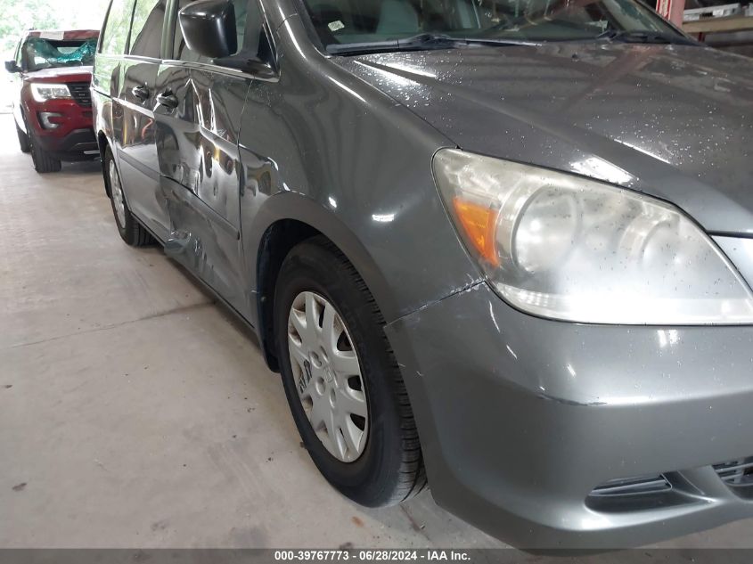 2007 Honda Odyssey Lx VIN: 5FNRL382X7B058473 Lot: 39767773
