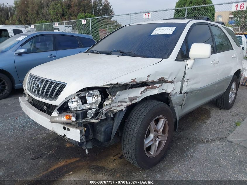 2001 Lexus Rx 300 VIN: JTJGF10U710092695 Lot: 39767797