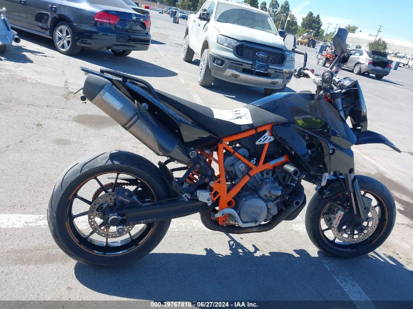 2010 Ktm 990 Supermoto/Touring VIN: VBKVS9401AM967918 Lot: 39767818