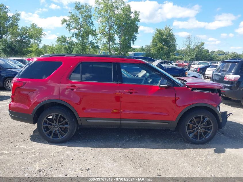 2018 Ford Explorer Xlt VIN: 1FM5K8D87JGB63859 Lot: 39767819