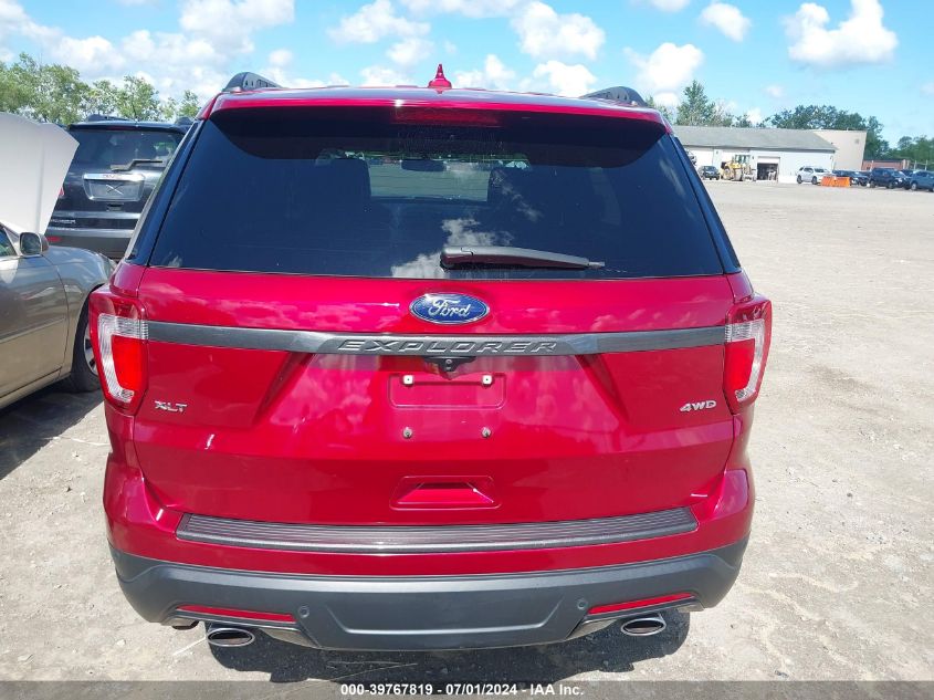 2018 Ford Explorer Xlt VIN: 1FM5K8D87JGB63859 Lot: 39767819
