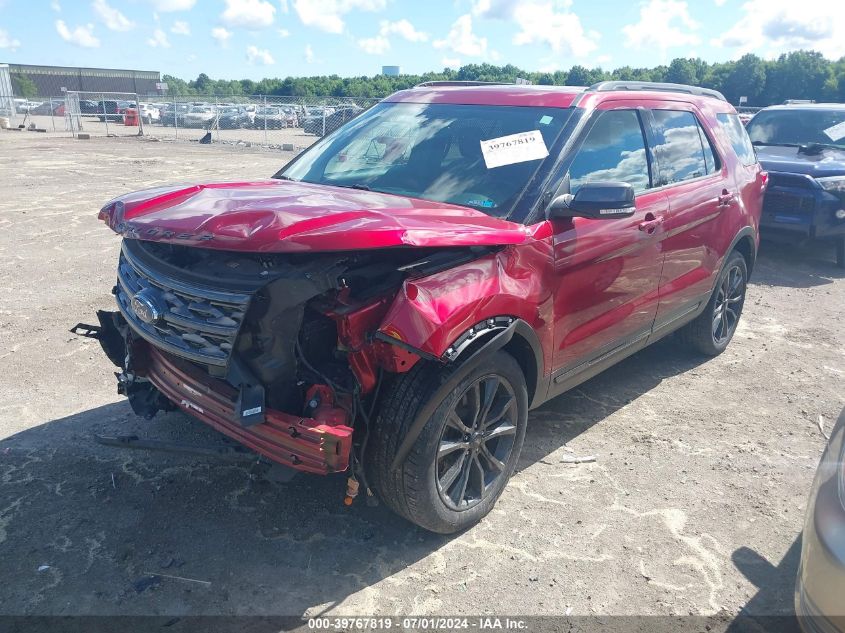 2018 Ford Explorer Xlt VIN: 1FM5K8D87JGB63859 Lot: 39767819