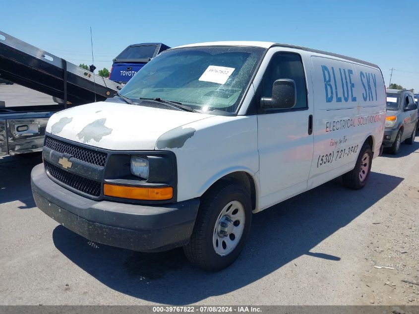 2012 Chevrolet Express 1500 Work Van VIN: 1GCSHAF45C1123485 Lot: 40801543