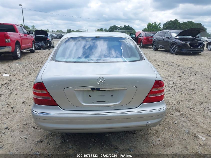 2002 Mercedes-Benz S 430 VIN: WDBNG70J82A299803 Lot: 39767823