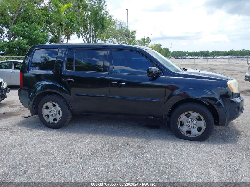 2010 Honda Pilot Lx VIN: 5FNYF3H21AB016932 Lot: 39767853