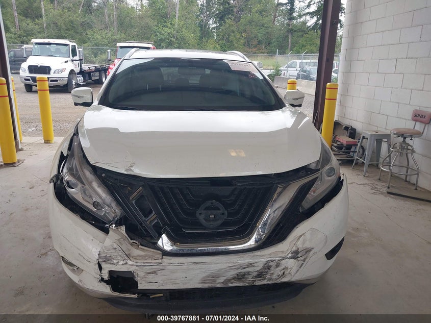 2015 Nissan Murano Sl VIN: 5N1AZ2MH2FN250725 Lot: 39767881