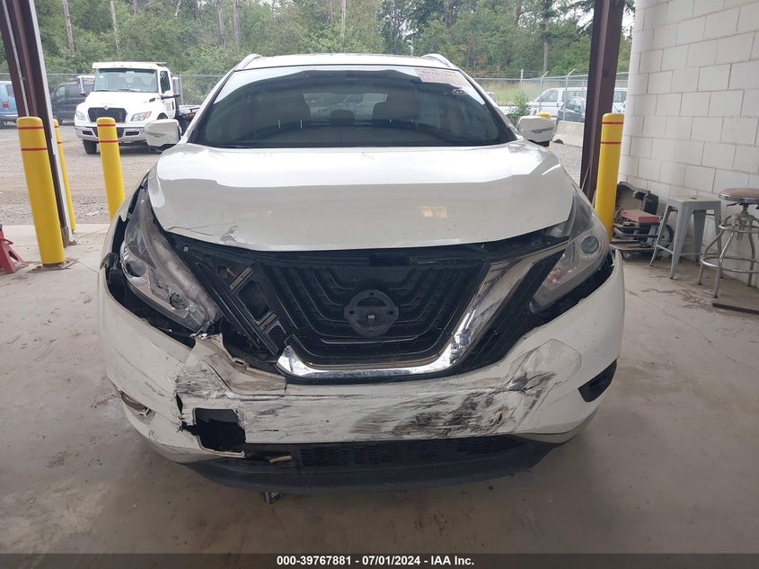 2015 Nissan Murano Sl VIN: 5N1AZ2MH2FN250725 Lot: 39767881