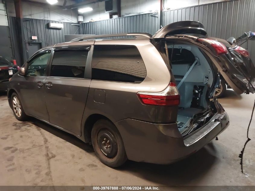 2016 Toyota Sienna Xle 7 Passenger VIN: 5TDDK3DC3GS138950 Lot: 39767888