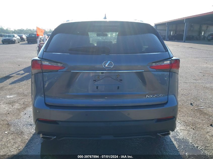 2017 Lexus Nx 200T VIN: JTJBARBZ4H2105076 Lot: 39767894