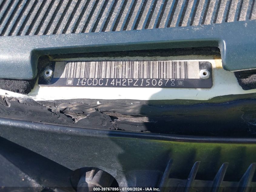 1993 Chevrolet Gmt-400 C1500 VIN: 1GCDC14H2PZ150678 Lot: 39767895