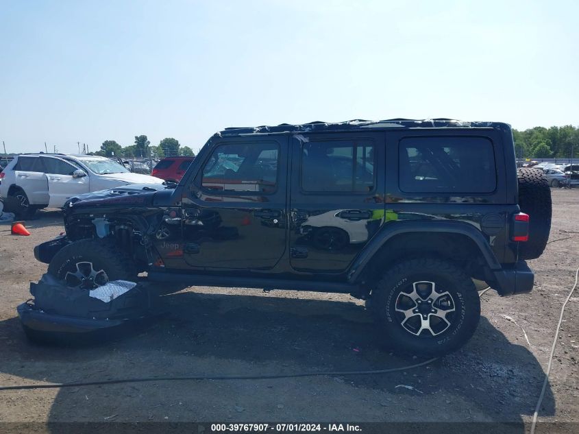 2022 Jeep Wrangler Unlimited Rubicon 4X4 VIN: 1C4HJXFG8NW100641 Lot: 39767907