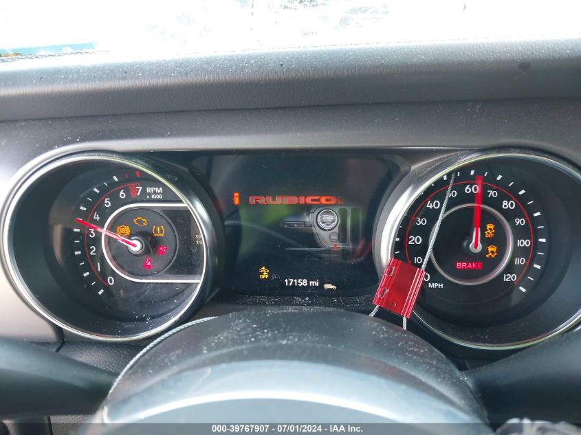 2022 Jeep Wrangler Unlimited Rubicon 4X4 VIN: 1C4HJXFG8NW100641 Lot: 39767907