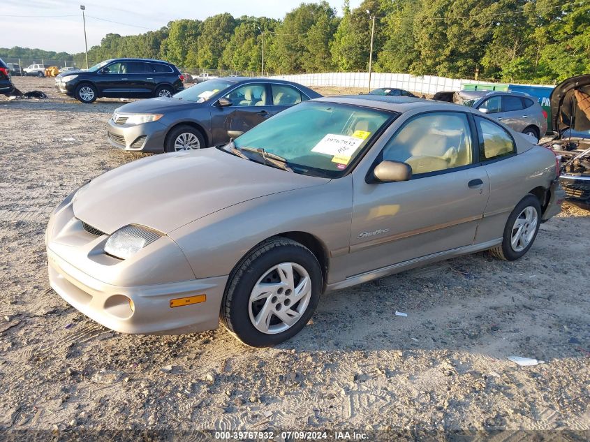 2002 Pontiac Sunfire Se VIN: 1G2JB124827167533 Lot: 39767932