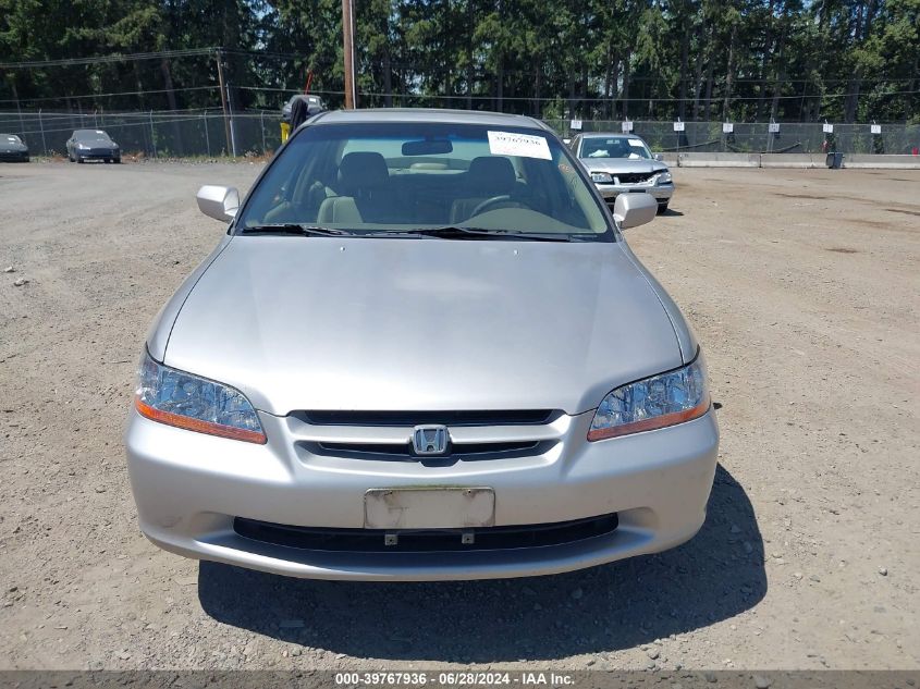 1999 Honda Accord Ex V6 VIN: 1HGCG1655XA052912 Lot: 39767936