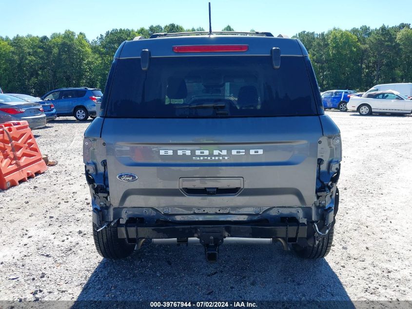 2022 Ford Bronco Sport Big Bend VIN: 3FMCR9B68NRD10005 Lot: 39767944