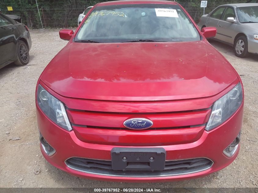 2012 Ford Fusion Se VIN: 3FAHP0HG3CR186661 Lot: 39767952