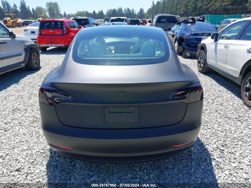 2023 Tesla Model 3 Rear-Wheel Drive VIN: 5YJ3E1EA9PF564327 Lot: 39767960