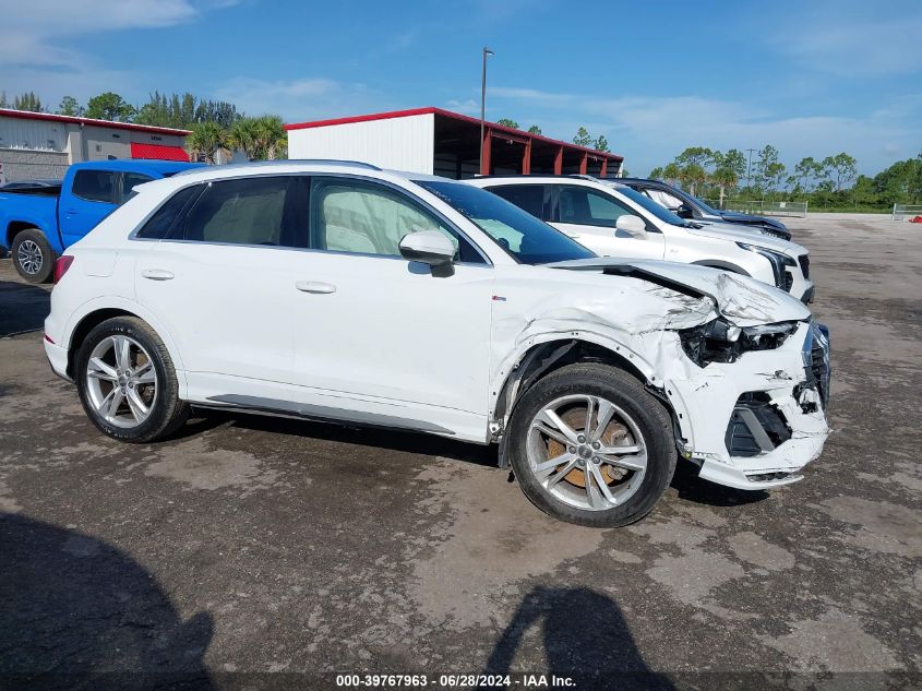 2020 Audi Q3 Premium S Line VIN: WA1DECF38L1043886 Lot: 39767963