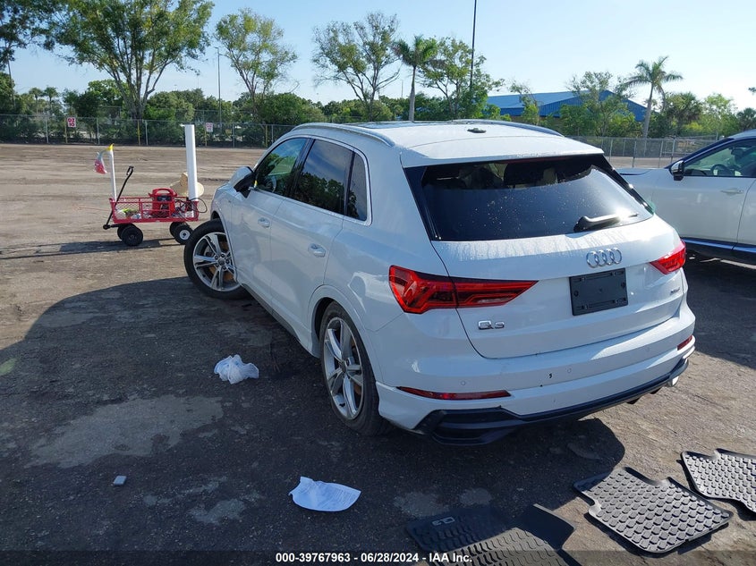 2020 Audi Q3 Premium S Line VIN: WA1DECF38L1043886 Lot: 39767963
