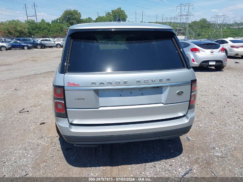 2019 Land Rover Range Rover 3.0L V6 Supercharged Hse VIN: SALGS2SV3KA537948 Lot: 39767973