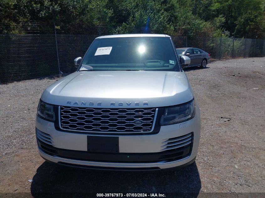 2019 Land Rover Range Rover 3.0L V6 Supercharged Hse VIN: SALGS2SV3KA537948 Lot: 39767973