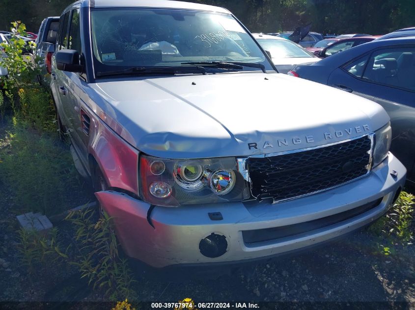 2009 Land Rover Range Rover Sport Hse VIN: SALSK25489A197462 Lot: 39767974