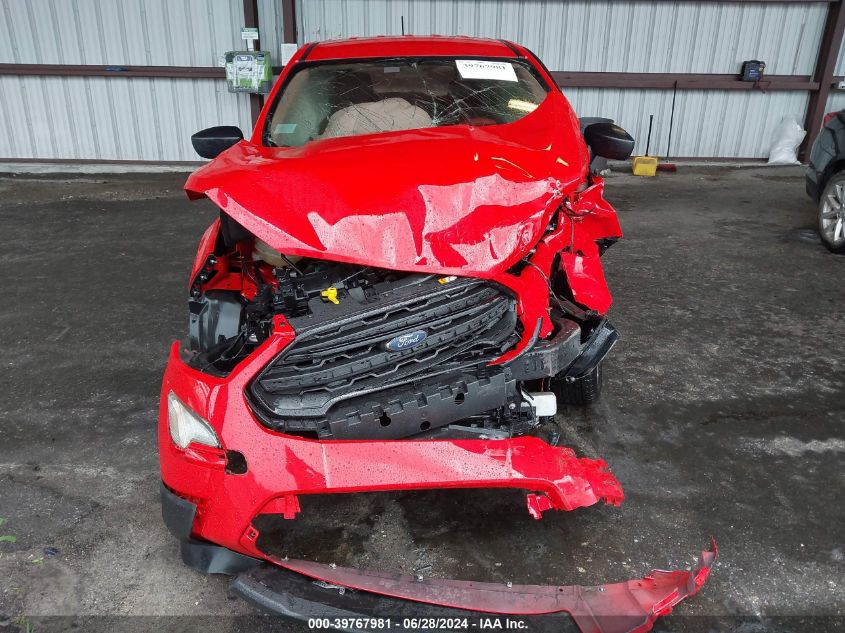 2018 Ford Ecosport S VIN: MAJ3P1RE1JC237292 Lot: 39767981