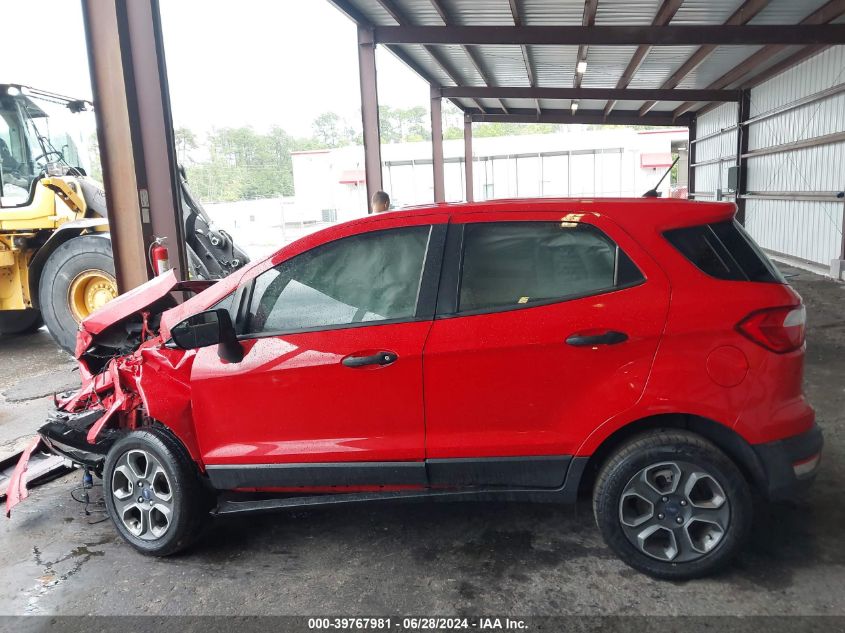 2018 Ford Ecosport S VIN: MAJ3P1RE1JC237292 Lot: 39767981