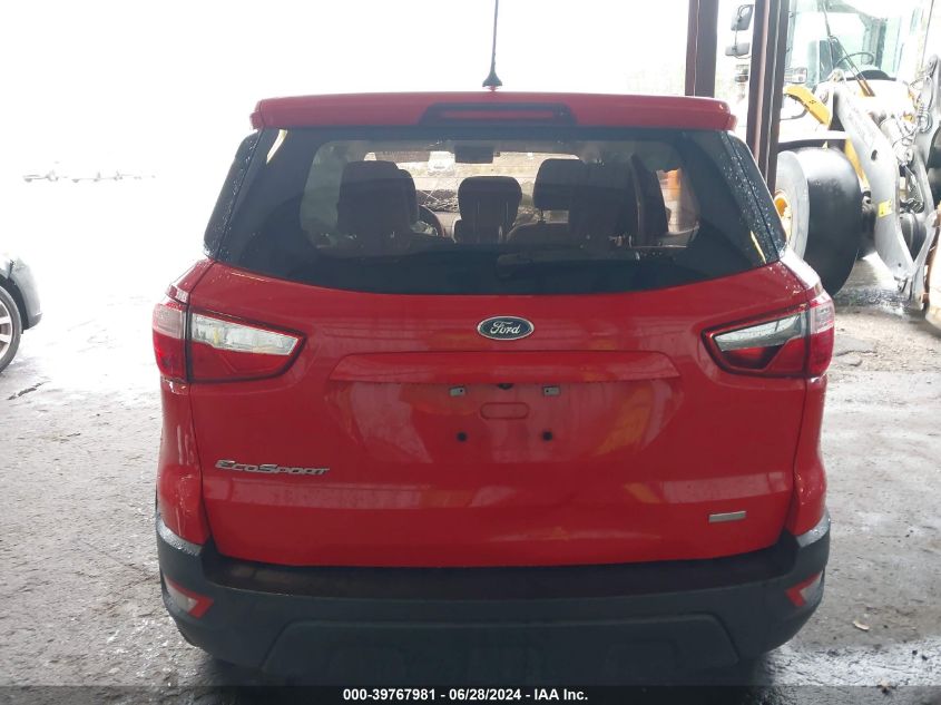 2018 Ford Ecosport S VIN: MAJ3P1RE1JC237292 Lot: 39767981