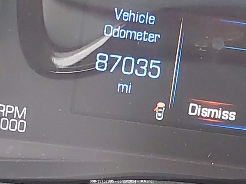 2017 Cadillac Xt5 Luxury VIN: 1GYKNBRS6HZ323996 Lot: 39767995