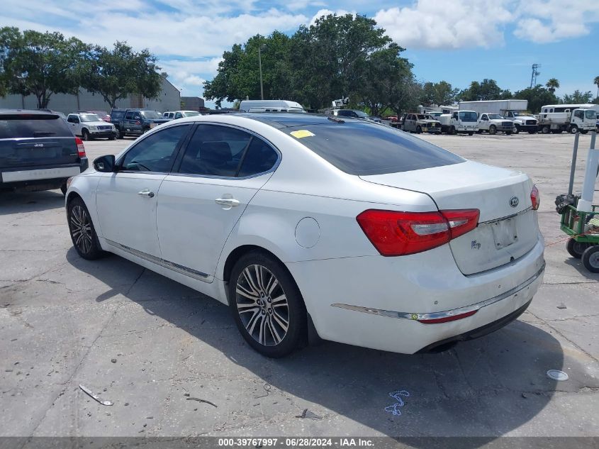 KNALN4D7XE5166319 | 2014 KIA CADENZA