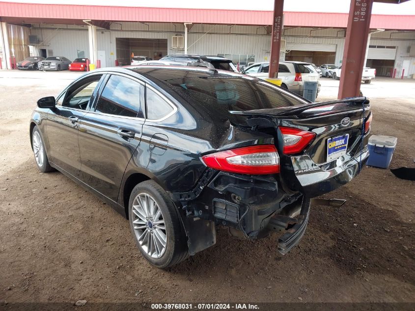 2014 Ford Fusion Se VIN: 3FA6P0HR3ER371840 Lot: 39768031