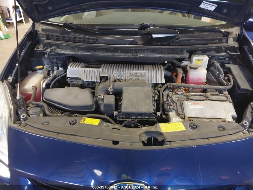 2011 Toyota Prius Three VIN: JTDKN3DU4B0318747 Lot: 39768042