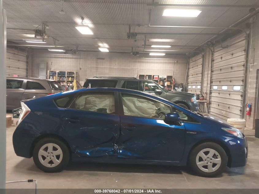 2011 Toyota Prius Three VIN: JTDKN3DU4B0318747 Lot: 39768042