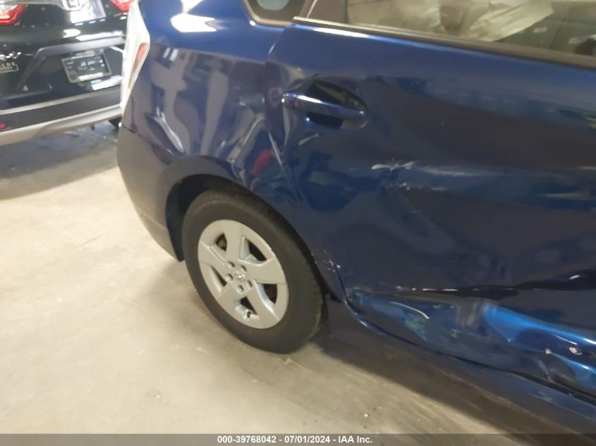 2011 Toyota Prius Three VIN: JTDKN3DU4B0318747 Lot: 39768042