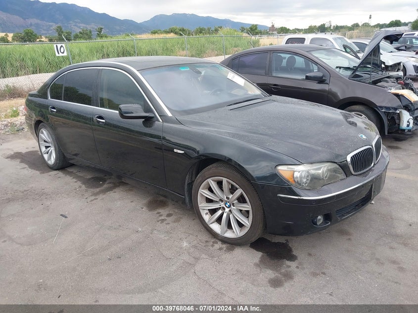 2007 BMW 750Li VIN: WBAHN83547DT75108 Lot: 39768046