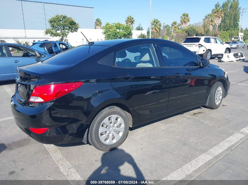 2015 Hyundai Accent Gls VIN: KMHCT4AE0FU799829 Lot: 39768059