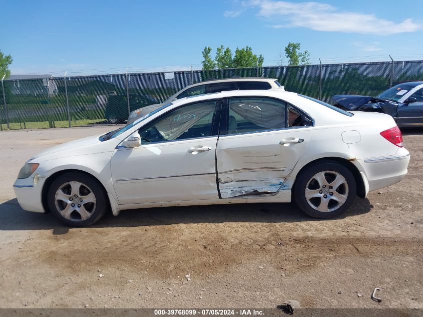 2007 Acura Rl 3.5 VIN: JH4KB16587C000511 Lot: 40359355