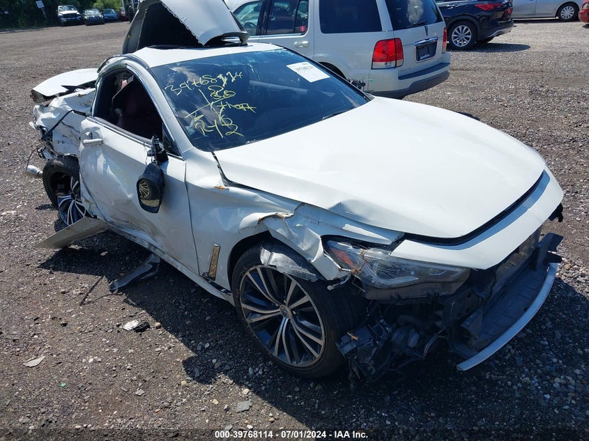 2017 Infiniti Q60 3.0T Red Sport 400 VIN: JN1FV7EL0HM701751 Lot: 39768114