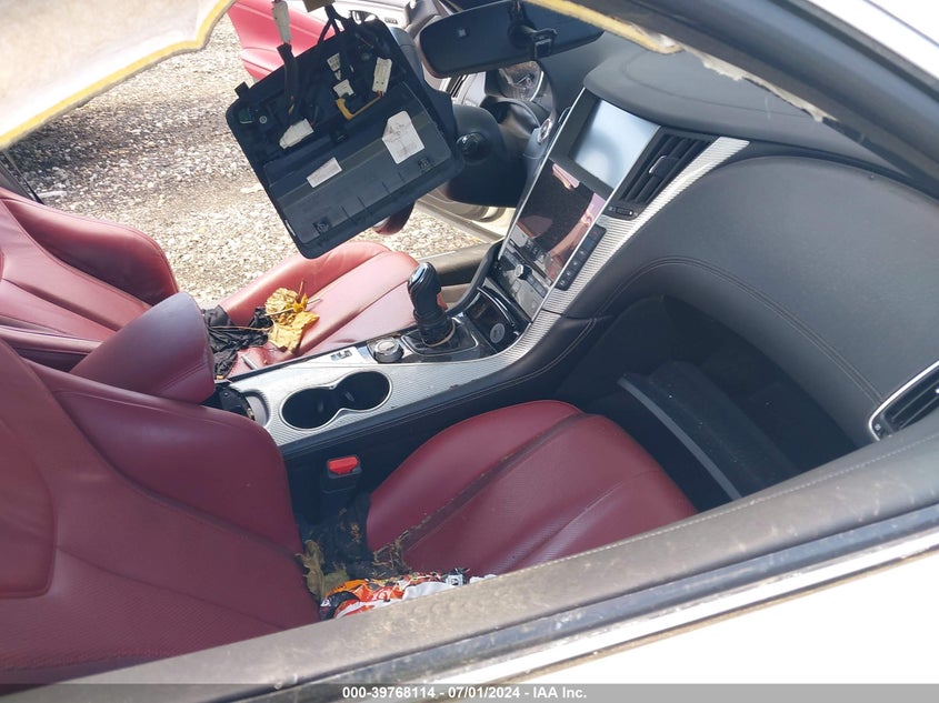 2017 Infiniti Q60 3.0T Red Sport 400 VIN: JN1FV7EL0HM701751 Lot: 39768114