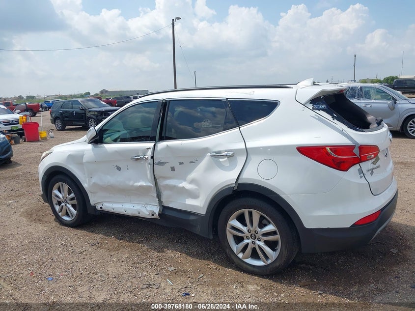 2014 Hyundai Santa Fe Sport 2.0L Turbo VIN: 5XYZU3LA5EG228773 Lot: 39768180
