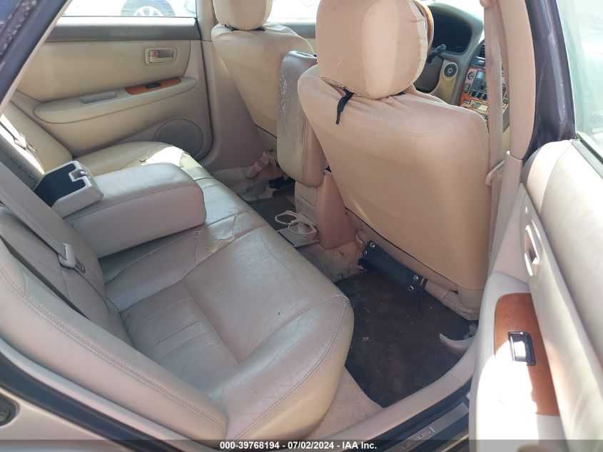 2000 Lexus Es 300 300 VIN: JT8BF28G4Y5092411 Lot: 39768194