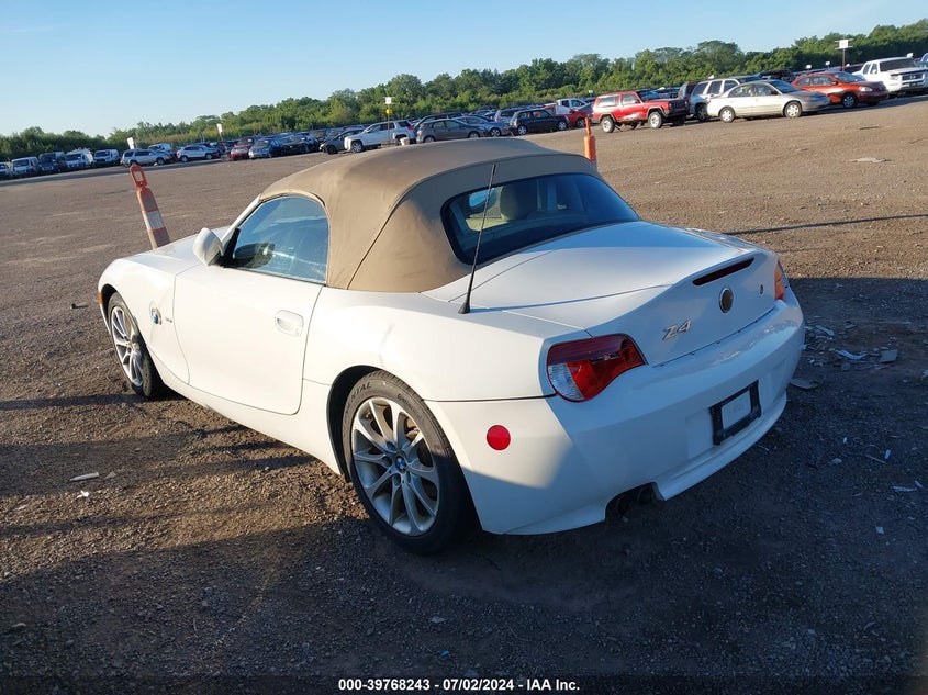 2008 BMW Z4 3.0I VIN: 4USBU33508LW75681 Lot: 39768243