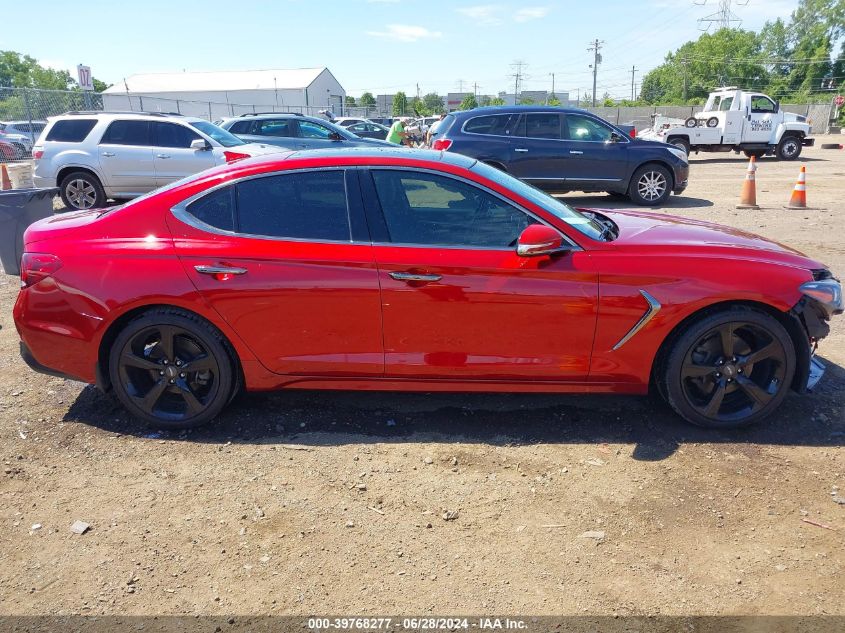 2019 Genesis G70 2.0T Advanced VIN: KMTG44LA7KU025683 Lot: 39768277