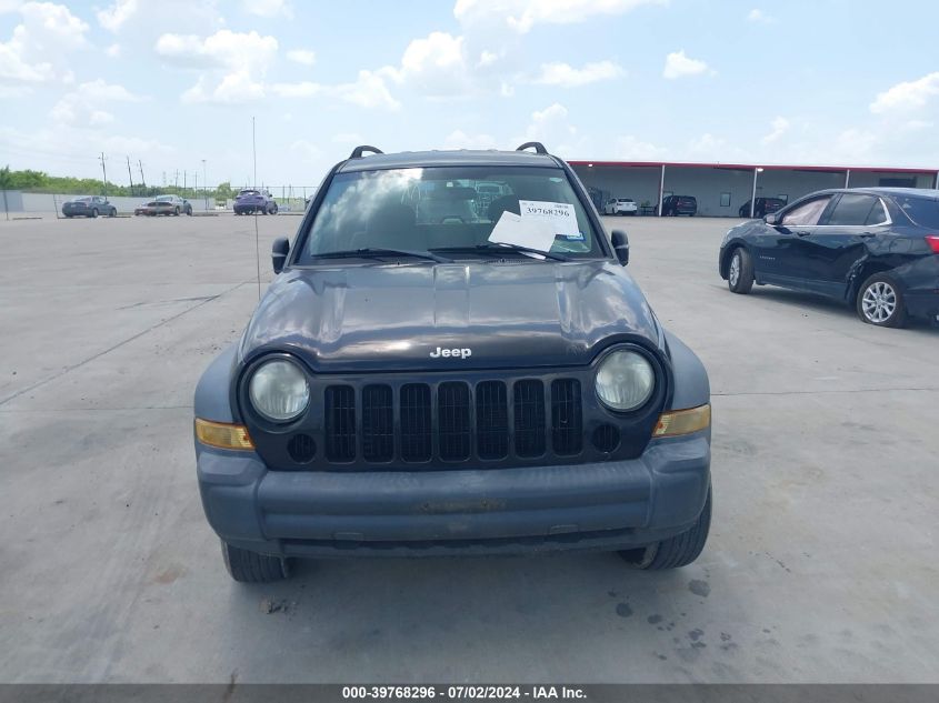 2006 Jeep Liberty Sport VIN: 1J4GL48K76W211344 Lot: 39768296