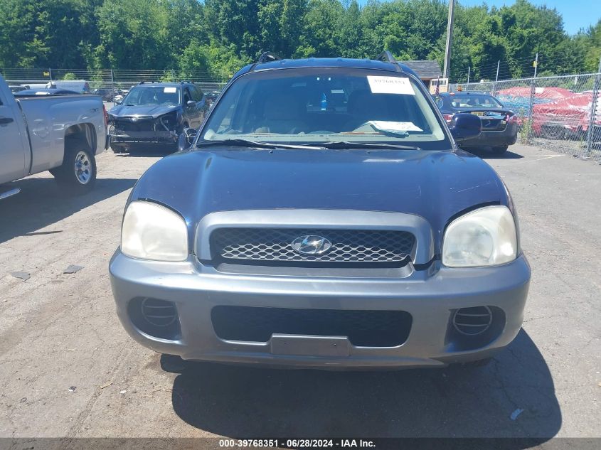 2004 Hyundai Santa Fe VIN: KM8SB12B74U775977 Lot: 39768351