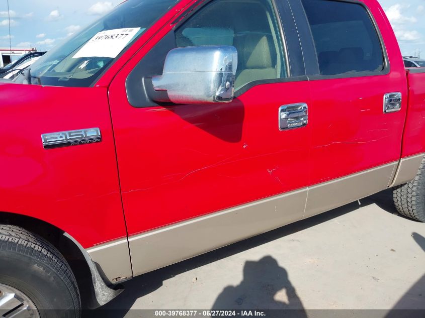 2007 Ford F-150 Xlt VIN: 1FTRW12W97KD00406 Lot: 39768377