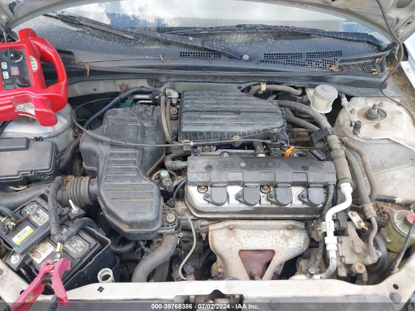 2004 Honda Civic Vp VIN: 1HGES16344L009040 Lot: 39768386