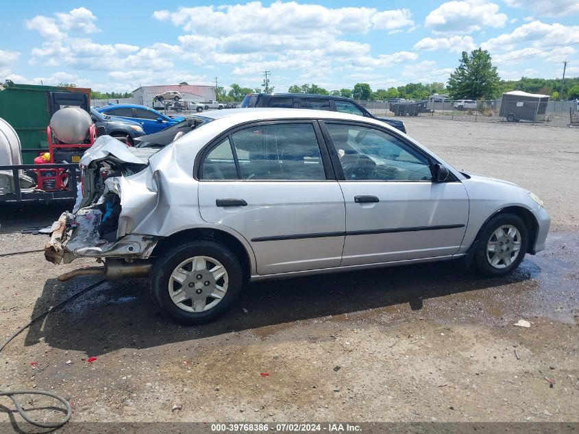 2004 Honda Civic Vp VIN: 1HGES16344L009040 Lot: 39768386